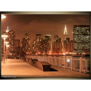 Obraz nočního města (F000545F7050)