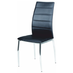 Židle v jednoduchém moderním provedení černá DELA