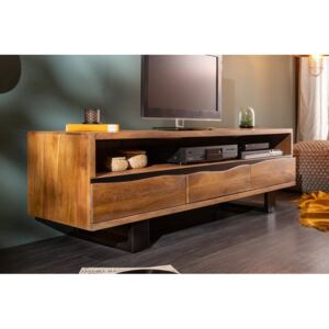 Televizní stolek MAMMUT 160 CM masiv akácie honey Nábytek | Obývací pokoj | Televizní stolky