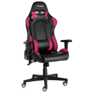 Herní židle RACING PRO ZK-012 černo-růžová