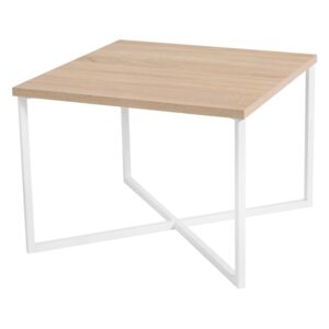 Konferenční stolek PRATO Sonoma / Bílý