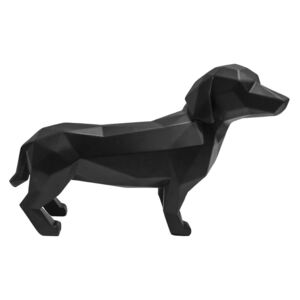 Time for home Černá dekorativní soška Origami Dog