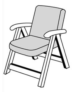 FUSION 2428 nízký - polstr na židli a křeslo