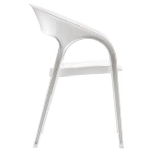 Pedrali Bílá plastová jídelní židle Gossip 620