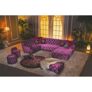 Luxusní sedačka Nayomi Purple 327 x 185 cm