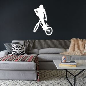 Samolepka na zeď SABLO - BMX freestyle 3 56x90 cm