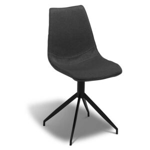 Dizajnová stolička Aaru, tmavosivá