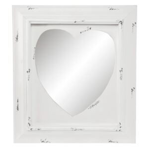 Clayre&Eef Zrcadlo ve tvaru srdce 62*5*70 cm 52S115