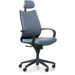 Kancelářská židle FUTURA, tmavě šedá látka