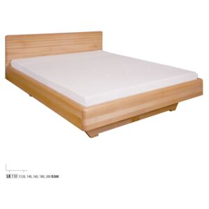 Drewmax Dřevěná postel 140x200 buk LK110 buk