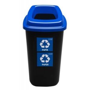 Plafor Odpadkový koš na tříděný odpad 28 l - modrý, papír
