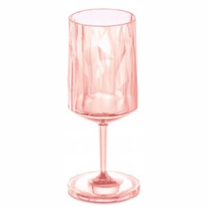 CLUB NO.4 sklenice na víno, drinky 350ml KOZIOL (Barva-transp. růžová)
