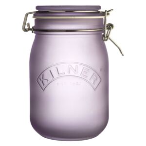 KILNER zavařovací sklenice s klipem 1 l fialová - Kilner