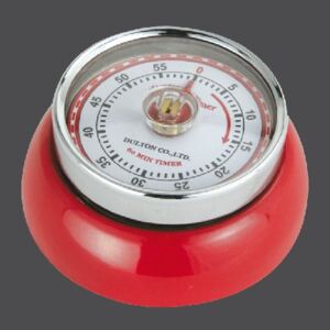 Kuchyňská magnetická minutka Speed Retro červená - Zassenhaus