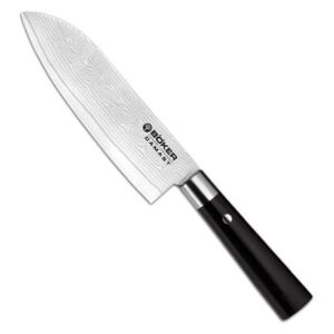 Damaškový Santoku Japonský nůž Damast Black 17 cm - Böker Solingen