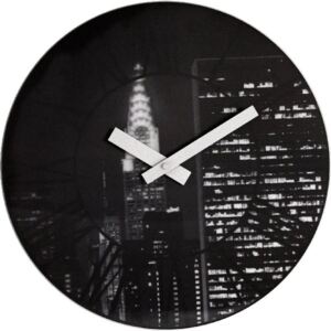 Nástěnné hodiny THE CITY 3D 39 cm - NEXTIME
