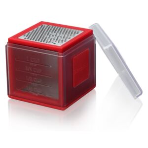Multifunkční malé struhadlo kostka červené - Microplane