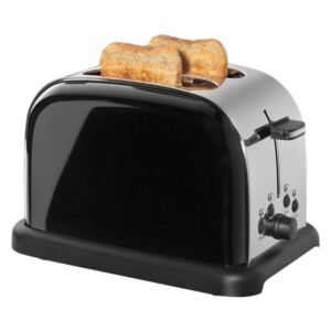 Toaster Retro na 2 plátky chleba černý - Cilio