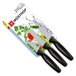 Sada nožů na zeleninu 3 ks černá - Wüsthof Dreizack Solingen
