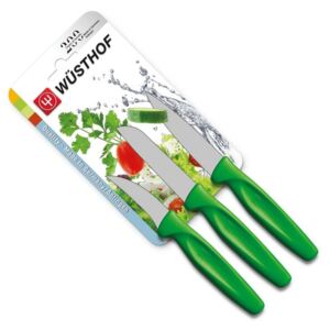 Sada nožů na zeleninu 3 ks zelená - Wüsthof Dreizack Solingen