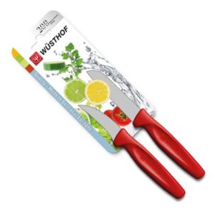Sada nožů na zeleninu 2ks červená - Wüsthof Dreizack Solingen