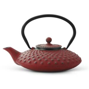 Čajová konvice s filtrem Jing Xilin 800 ml červená - Bredemeijer