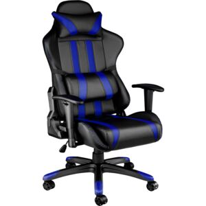 Kancelářská židle Racing černá/modrá