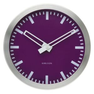 Nástěnné hodiny Colour Splash mini purple 25 cm fialové - Karlsson