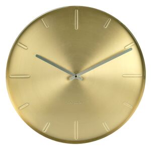 Nástěnné hodiny Brass metal 40 cm mosazné - Karlsson
