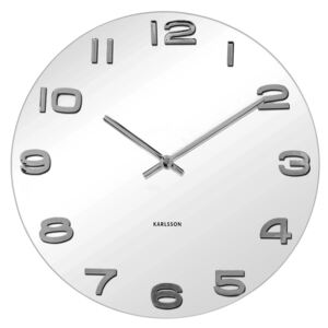 Nástěnné hodiny Vintage white round 35 cm bílé - Karlsson