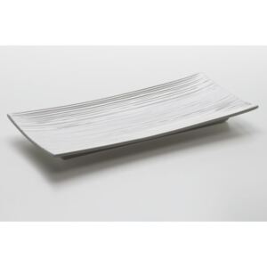 Obdélníkový podnos White Basics Cirque 29 x 13,5 cm - Maxwell&Williams