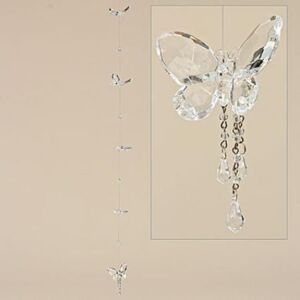 Dekorace na zavěšení motýlci Boltze akryl 140 cm