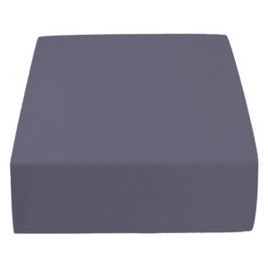 Jersey prostěradlo tmavě šedé 90x200 cm Gramáž (hustota vlákna): Standard (145 g/m2)