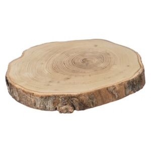 ČistéDřevo Dřevěná podložka z kmene modřínu 18-25 cm