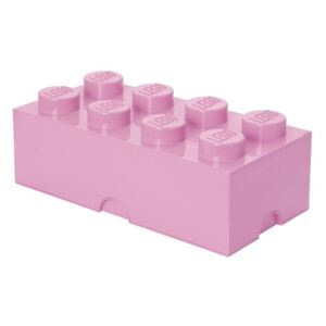 Úložný box Lego Storage Box 8 | světle růžová