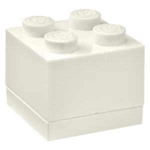 Dóza na mále občerstvení Lego Storage Mini Box 4 | bílá