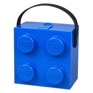Svačinový box Lego Box with handle | modrá