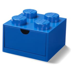 Stolní úložní box se zásuvkou Lego Storage Box Drawer 4 | modrá
