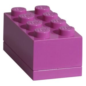 Dóza na mále občerstvení Lego Storage Mini Box 8 | růžová