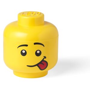 Úložný box - panáček Lego Storage Head S Silly | ø 16 cm