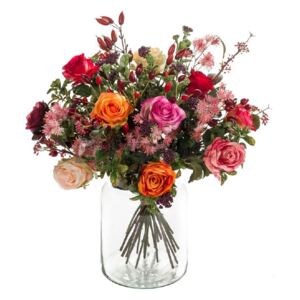 Umělá kytice mix růží 23 stonků - Náš TIP