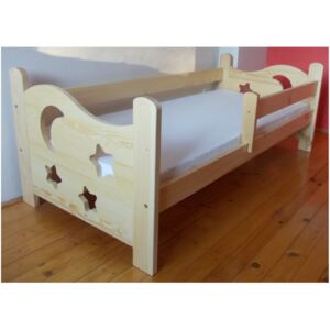 SKLADEM Dětská postel se zábranou SIMON 2 (80x160) + ROŠT