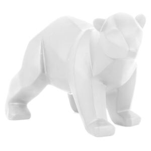 Time for home Bílá dekorativní soška Origami Bear S