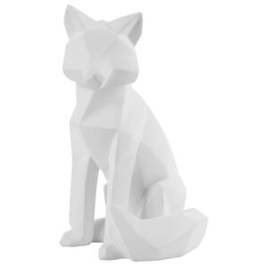Time for home Bílá dekorativní soška Origam Foxi L