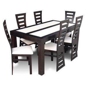 Sestava stůl S25 + 6 ks židle K72