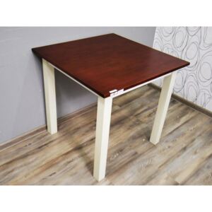 Jídelní stůl 19544 A 76x70x70 cm dřevo masiv dřevolaminát