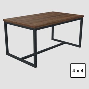 Jídelní stůl Cilonga - 160 x 80 cm, Průběžná dubová spárovka tl. 4cm