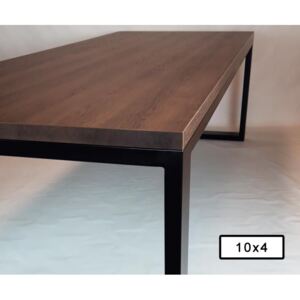 Jídelní stůl Zamani XL - 180 x 90 cm, Průběžná dubová spárovka tl. 4cm