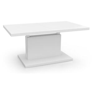 Moderní konferenční stolek rozkládací OKLAHOMA Bílá