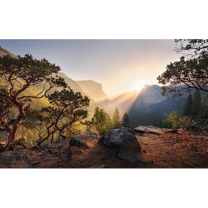Vliesové fototapety Hefele SHX9-101, rozměr 450 cm x 280 cm, Yosemitské tajemství, KOMAR